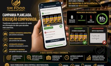Campanha comercial não termina quando o encarte é criado. Ela termina quando a loja executa.